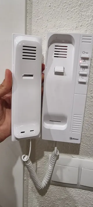 Telefonillo Intercomunicador Hogar Blanco