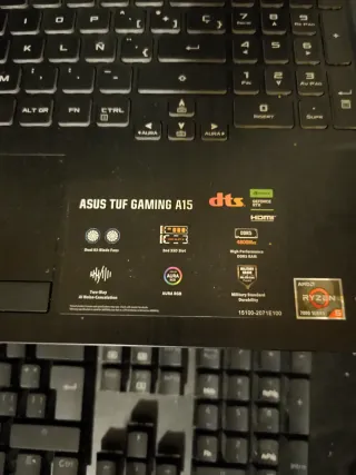 ASUS TUF A15 Gaming RTX Ryzen 5 144Hz