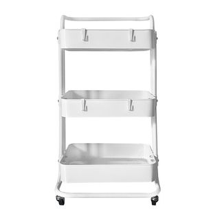 Carrito Almacenamiento 85x44x37 Cm Blanco NUEVO