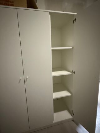 Armario 3 puertas blanco 1,17x1,75x55