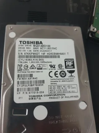 Pacchetto 2 Dischi Fissi 1TB e 320GB Toshiba/Samsung