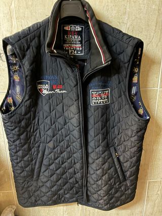 Chaleco Kipawa Hombre Azul Oscuro