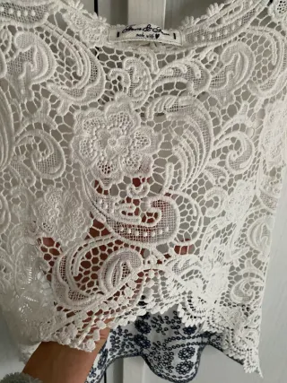 Blusa bambina pizzo Fun&Fun tg 10 anni