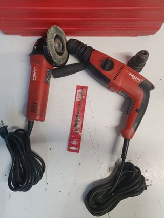 Taladro percutor + amoladora HILTI