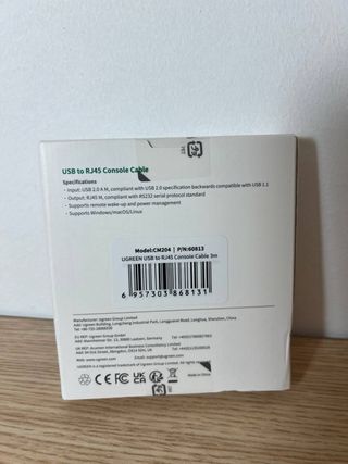 Cable UGREEN USB 2.0 A RJ-45 FTDI