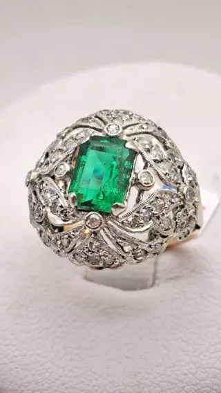 Anillo Oro 18k  Diamantes