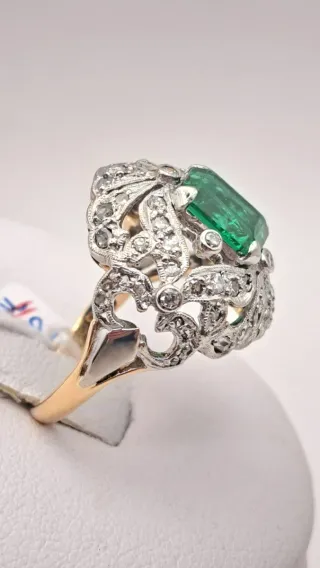 Anillo Oro 18k  Diamantes