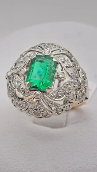 Anillo Oro 18k  Diamantes