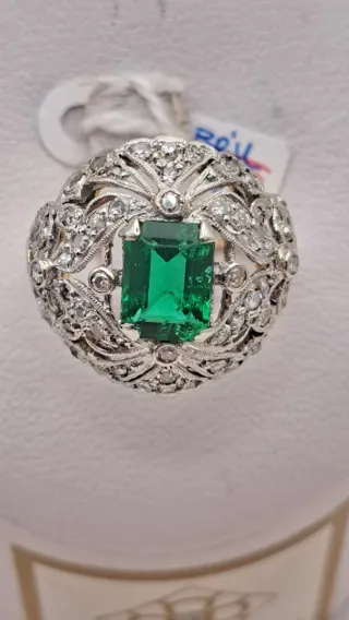 Anillo Oro 18k  Diamantes