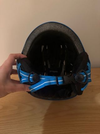 Casco da sci infantile blu