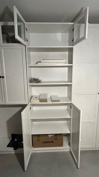 Estantería armario librero blanco