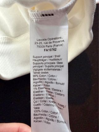 Sweatshirt Lacoste White