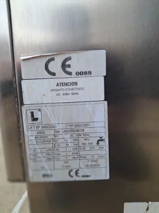 Horno Lainox 20 bandejas GN 1/1