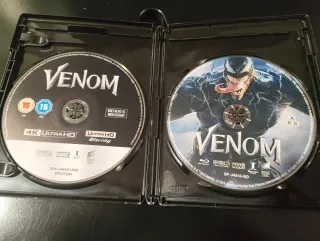 Venom. Película 4K UHD y Blu-ray. Tom Hardy.