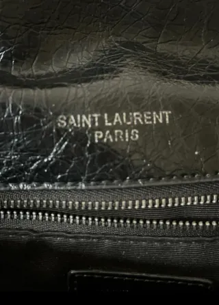 Bolso Saint Laurent Negro Cuero