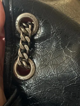 Bolso Saint Laurent Negro Cuero