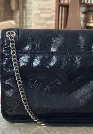 Bolso Saint Laurent Negro Cuero