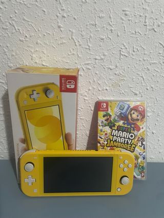 Nintendo Switch Lite Amarilla + 2 Juegos
