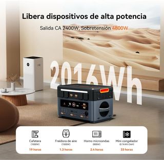 PowerMax 2400 Pro + BP2400 Pro Estación de Energía