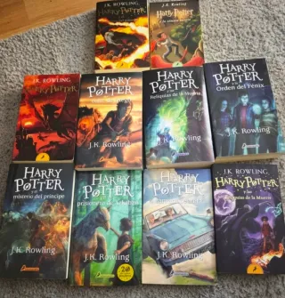 PACK 10 LIBROS DE HARRY POTTER