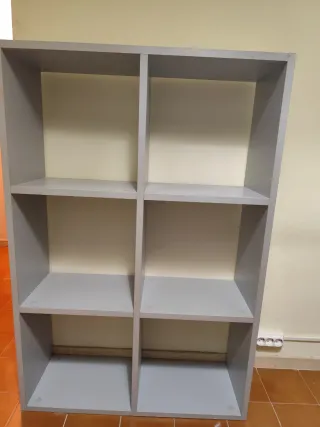 Estantería modular gris