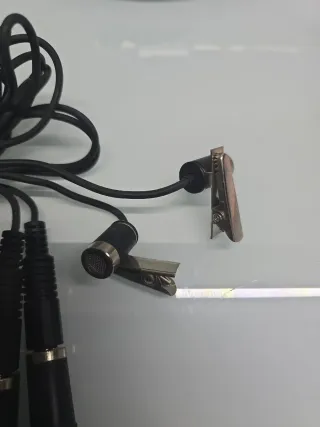 Coppia microfoni con clip