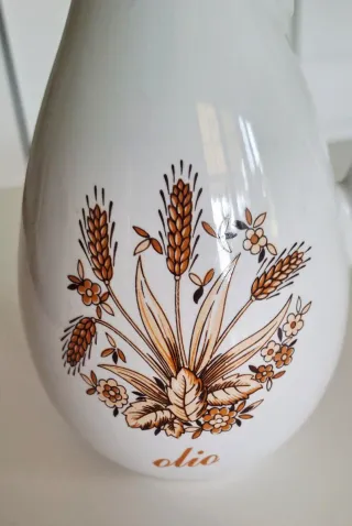 Oliera Vintage Ceramica Decorata