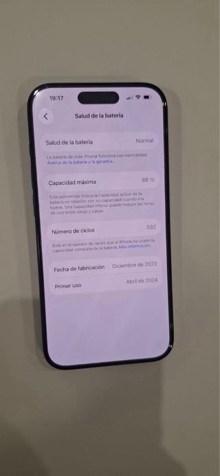 iPhone 15 Pro 256GB Titanio Negro