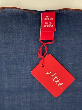 Fazzoletto da giacca Altea blu/marrone