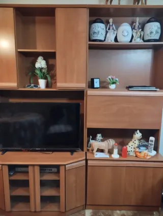 Mueble de salón grande de madera