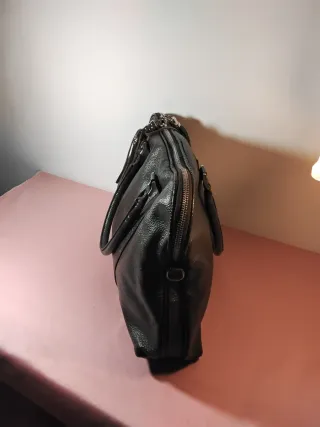 Borsa cartella Marta Marzotto in pelle marrone