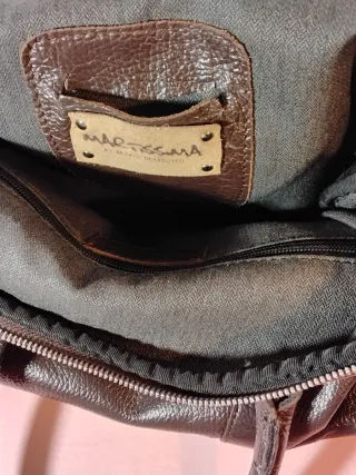 Borsa cartella Marta Marzotto in pelle marrone