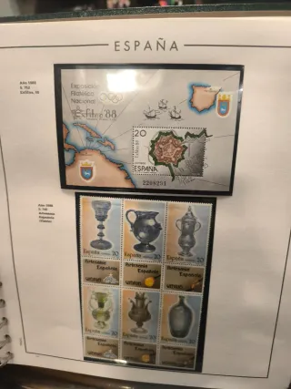 Álbum filatélico Togall España completo