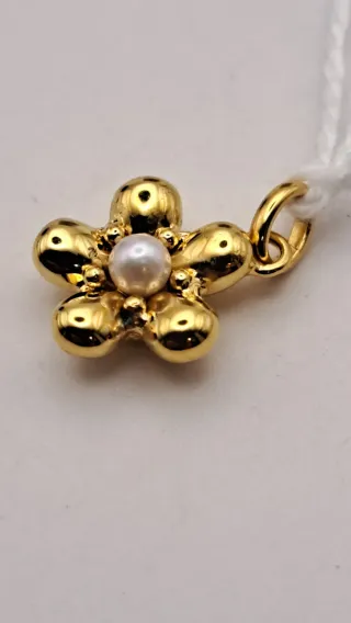 Colgante Tous Flor Perla Oro 18k