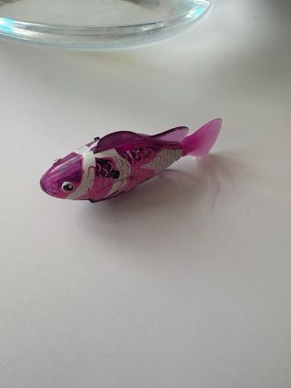 Pecera Robo Fish con pez y caja