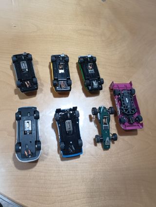 Lote 8 coches Scalextric Exin