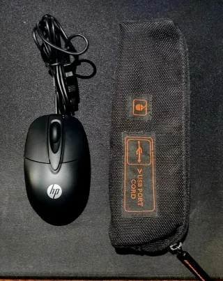 Ratón HP USB Negro