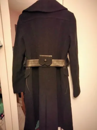 Abrigo Mackage Gótico Negro Talla S Mujer