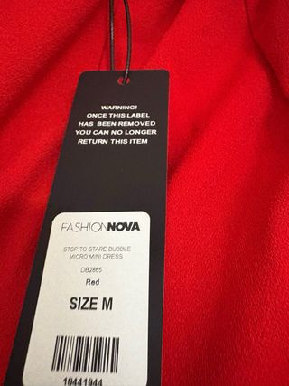 Vestido Rojo Talla M