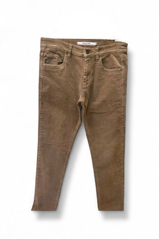 Pantaloni in velluto marrone 46