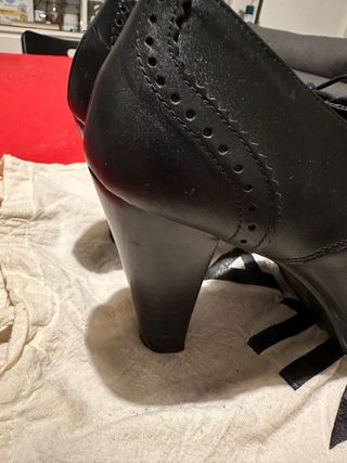 Zapatos Oxford Negros Mujer