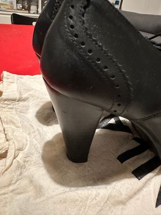 Zapatos Oxford Negros Mujer