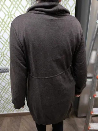 Vestido premamá marrón H&M