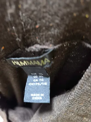 Vestido premamá marrón H&M