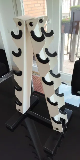 Soporte para 10 mancuernas. Nuevo.