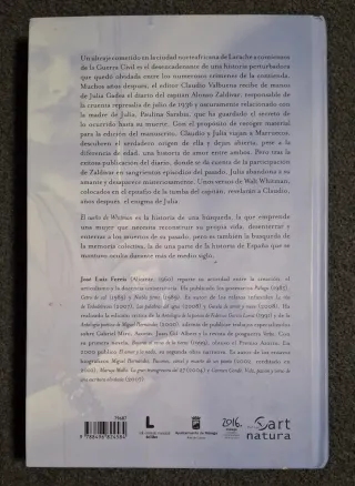 El sueño de Whitman. (Premio Málaga de Novela, ...