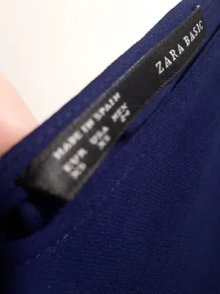 Blusa manga 3/4 azul