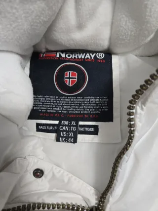 Anorak Geographical Norway Blanco