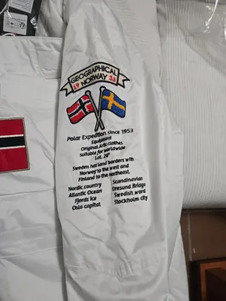 Anorak Geographical Norway Blanco