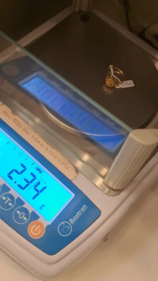 Anillo Oro 18k Flor Filigrana